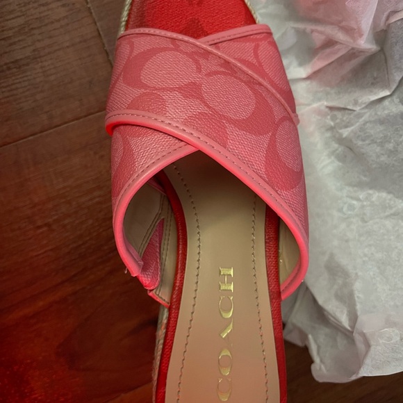 Coach Sandals - Coral Pink - Picture 4 of 5